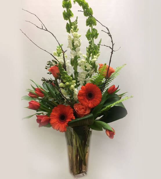 Hot Flower Arrangement